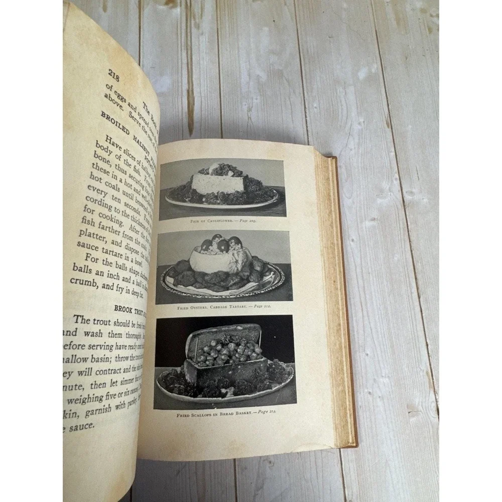 Book of Entrees Janet McKenzie Hill 1936 Cookbook Vintage Illustrated